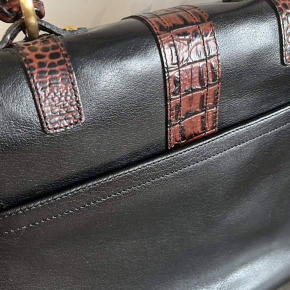 Brahmin Julia Rose Black Lady Tuscan Handbag - Picture 5 of 10